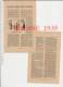 3 Vues 1935 Costume Alsacienne Kouglof Alsace Montage Découpage Papier Moulin-cinéma à Roue Aube Pasteurisation Du Lait - Non Classificati