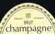 Etiquette Champagne  Brut Cuvée De Grande Origine DR Delagoutte Ravallec Vauciennes Epernay Marne 51 " Version 2" - Champagne