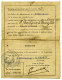 Fiscaux Récépissé Automobiles Algérie 1931 - Covers & Documents