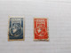 FRANCE 2 TIMBRES P.T.T. RADIODIFFUSION OBLITERES BLEU ET ROUGE COTE 55 € - Other & Unclassified