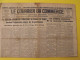 Le Courrier Du Commerce. N° 6710 De Juin-juillet 1943. Commerçants Bestiaux Guerre. Une Curiosité. - Andere & Zonder Classificatie