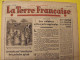 Hebdo La Terre Française. N° 177 Du 1er Avril 1944. Agriculture Artisanat Gazogène - Weltkrieg 1939-45