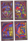 CHARTRES - Lot De 20 Cartes Publicité Au Dos VITRAUX DE LA CATHEDRALE DE CHARTRE - Quadri, Vetrate E Statue