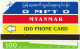 PHONE CARD MYANMAR  (CZ1352 - Myanmar (Burma)
