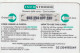 PREPAID PHONE CARD ITALIA INFOSTRADA (CZ1265 - [2] Handy-, Prepaid- Und Aufladkarten