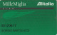 CARTA FEDELTA MILLE MIGLIA ALITALIA  (CZ1055 - Sonstige & Ohne Zuordnung