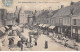 18.AM18207.Aubigny Ville.N°1480.Rue Du Prieuré Un Jour De Marché - Aubigny Sur Nere