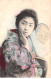 CHINE - SAN36385 - Cachet Tientsin - En L'état - Carte Japonaise - Geisha Assise Sur Une Chaise - Cina