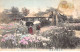 CHINE - SAN36415 - Cachet Tientsin - En L'état - Carte Japonaise - Geishas Dans Un Jardin - Chine