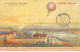 Aviation - N°81326 - Navigation Aérienne -Ballon Captif Militaire -Carte Publicitaire Chocolat Lombart, Vendue En L'état - Fesselballons