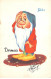 Disney - N°82650 - Tobler - Dormeur - Carte Publicitaire - Disneyland