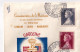 Lettre Recommandée 1957 Monaco Naissance Princesse Caroline De Monaco Monte Carlo Grimaldi Stamp Grace Kelly - Lettres & Documents