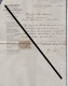 Courrier Daté De 1889 Avec 3 Lettres Agent De Change Moreau - Angoulème - Manuscrits