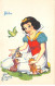 DISNEY - SAN58270 - Carte Pub Tobler - Blanche Neige - Sonstige & Ohne Zuordnung