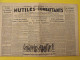 Journal Des Mutilés Et Combattants N° 1311 Du 18 Mars 1944. Prisonniers STO Cathala Petiot Attentats Collaboration LVF - Guerre 1939-45