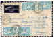 INDOCHINE YT N°218 MULTIPLES  OBLITERES CHOLONBHIN SUR  LETTRE EN PA POUR PARIS - Poste Aérienne