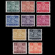 SAN MARINO POSTAGE DUE STAMPS.1945. SCOTT J65-J74.MH. - Unused Stamps