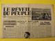 Le Réveil Du Peuple N° 79 Du 19 Avril 1944. Collaboration Antisémite. Boissel Terrorisme Albessard Lesueur Hitler LVF - Guerre 1939-45