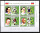 COB 2372-5 + BL394-7 Les Joueurs De Football Complet-volledig 5 Blocs - Mint/hinged