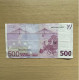 500 Euro Circulated Banknote X-Series 2002 Trichet Signed - 500 Euro