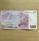 500 Euro Circulated Banknote N-Series 2002 Trichet Signed - 500 Euro