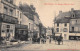 LAIGLE - L'AIGLE - Rue St Jean Et Place De La Halle - Attelage - Café De L'Epoque (carte Pas Courante) - L'Aigle