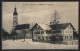 AK Arget Bei Sauerlach, Kirche Und Schulhaus Im Schnee  - Sonstige & Ohne Zuordnung