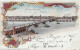 Etats-Unis - Souvenir Of ST. LOUIS - MISSOURI - Mississippi Bridge - Lithographie Schwidernoch - Voyagé 1904 (2 Scans) - St Louis – Missouri