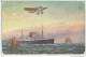 LOT 2 CPA POSTCARDS TUCK'S OILETTE SHIPS AIRPLANE MONOPLANE MAIL STEAMER OCEAN SAILING VESSEL - 1914-1918: 1st War