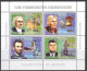 COB 2307-0 + BL372-5 Les Presidents Americains Complet-volledig 5 Blocs - Mint/hinged