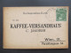 KARTE Stachy Stachau Wien Kafee Coffee Jakober Ca. 1910   / P8596 - Lettres & Documents