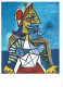 Art - Peinture - Pablo Picasso - Femme à L'oiseau (Dora Maar), 17 Juin 1939 - CPM - Voir Scans Recto-Verso - Malerei & Gemälde
