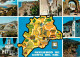 Espagne - Espana - Andalucia - Costa Del Sol - Multivues - Carte Géographique - CPM - Voir Scans Recto-Verso - Andere & Zonder Classificatie