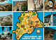Espagne - Espana - Andalucia - Costa Del Sol - Multivues - Carte Géographique - CPM - Voir Scans Recto-Verso - Autres & Non Classés