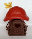 PETITE MAISON SCHTROUMPFS ROUGE ET ROSE (3) Avec Papillon SCHTROUMPF - Smurfs