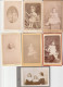 Lot N° 17 - 13  Photos Format CDV Enfant Bébé Fille - Alte (vor 1900)