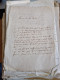 Delcampe - 1kg De Vieux Papiers Divers (actes De Notaires, Lettres , ..) - 18/19ème Siècle - Manuscrits