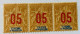 Saint Pierre Et Miquelon 1912 YT N° 99 Bande De 3 Neuf** - Unused Stamps