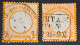 Deutsches Reich 1872, Brustschild Mi 14-15 Gestempelt Signiert - Oblitérés