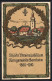 Lithographie Bornheim / Fraknfurt, Vereinsjubiläum Der Turngemeinde 1910, Ortsansicht Im Eichenkranz  - Frankfurt A. Main