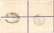 Trinidad 1931, 1/2+1d Zusatzfr. Auf 2d Reko-Ganzsache Nach Ruggell Liechtenstein - Sonstige - Amerika