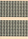 Württemberg D 270 ZS, Randloser Bogen 1 Mk. Volksstaat M. 10 Zwischenstegpaaren  - Postfris
