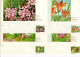 Kanada, Kpl. Serie V. 12 Ungebr. Blumen Aerogrammen (34-45, Postage/Poste) - Historia Postale