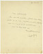 André Gide (1869-1951) Ecrivain LAS 1936 à Madeleine Denegri Prix Nobel Autographe - Schrijvers