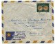 Congo Doruma Oblit. Keach 8A1 Sur C.O.B. 328 Sur Lettre Vers Bruxelles Le 25/07/1955 - Lettres & Documents