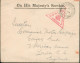 Lettre/Letter - Field Post Office H.7. Cachet 1916  Censure 1466 - On His Majesty's Service  Pour Londres - - Other & Unclassified