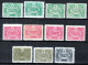 ⁕ Turkey 1913 ⁕ Ottoman Empire /  Main Post Office Constantinople ⁕ 11v MH & MNH - Neufs