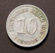 10 Pfennig 1910 E Deutsches Reich - 10 Pfennig