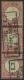 Dt. Reich 19 O, 1872, 1 Gr. Rotkarmin Im Waagerechten Dreierstreifen, R3 HAMBURG P.E. 7. PÖSELDORF, Pracht, Fotobefund B - Usados