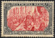 Dt. Reich 97AIM *, 1905, 5 M. Ministerdruck, Rahmen Dkl`gelbocker Quarzend, Feinst (Gummitönung Und Ein Kurzer Zahn), Fo - Ungebraucht